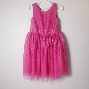 Hot Pink Fuchsia H&M Sequin Toddler Dress